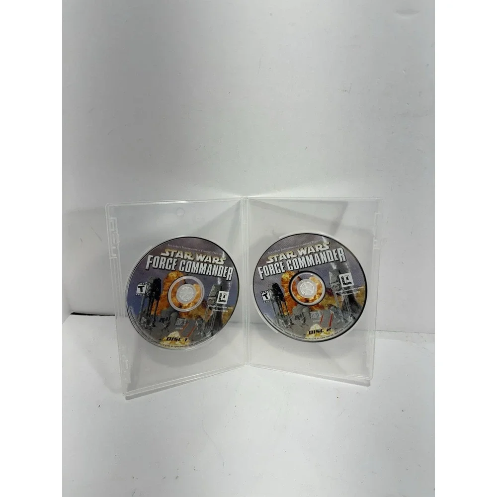 Star‎ Wars Force Commander PC Game Discs 1 & 2 Discs Only